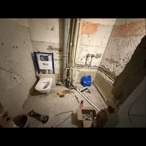 Biały montaż po remoncie łazienki - Kraków | HYDROUNO